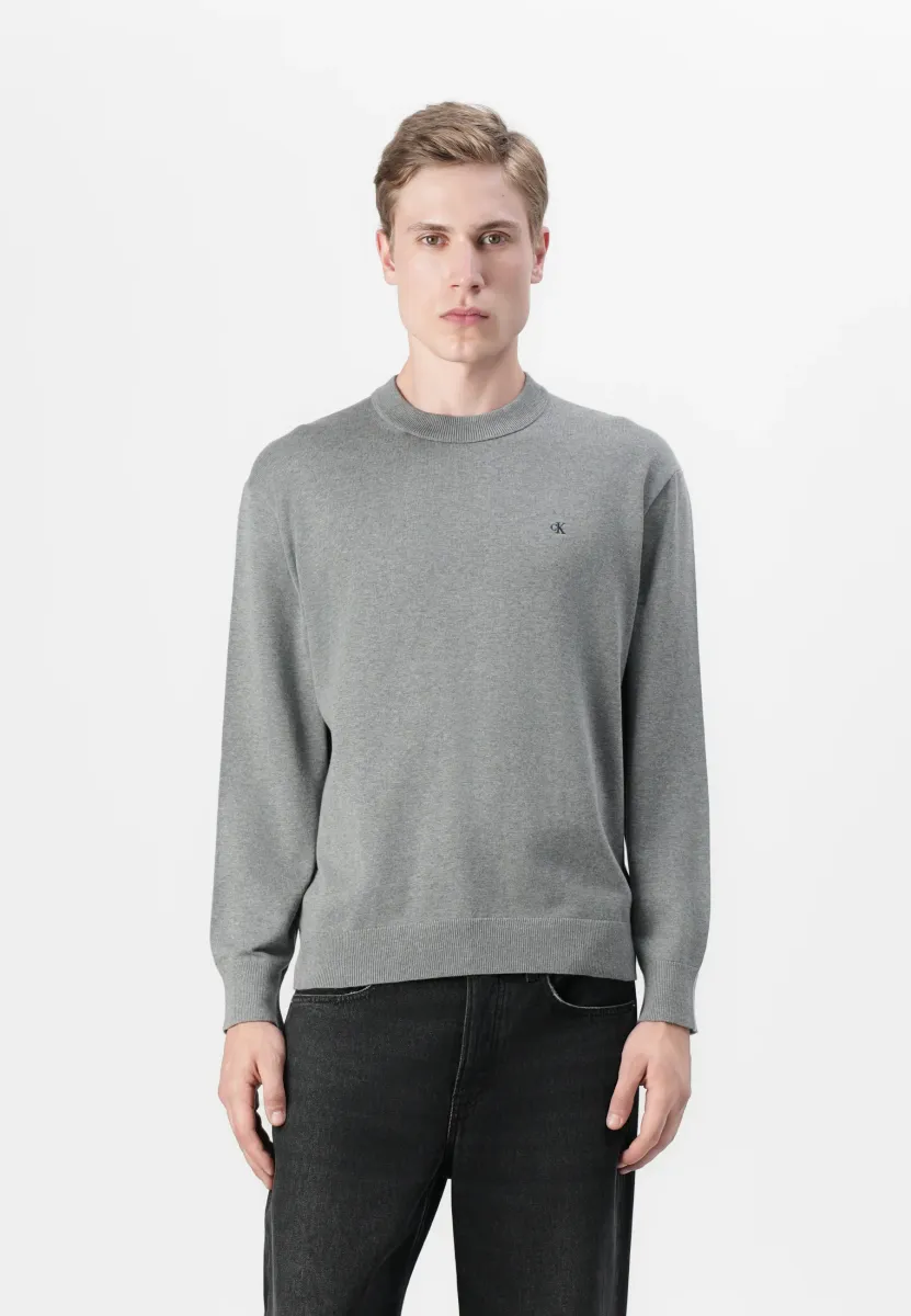 RELAXED  - Strickpullover - medium grey