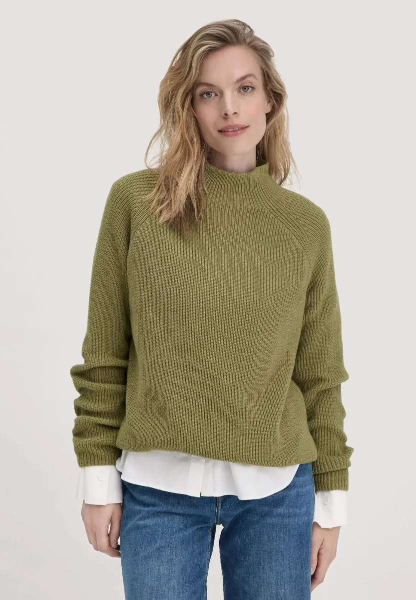 RELAXED - Strickpullover - moos