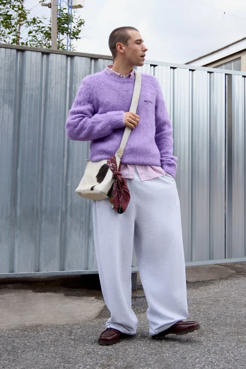 REMI BRUSHED UNISEX - Strickpullover - lilac