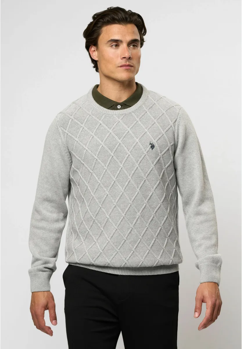 REMY - Strickpullover - greymelange