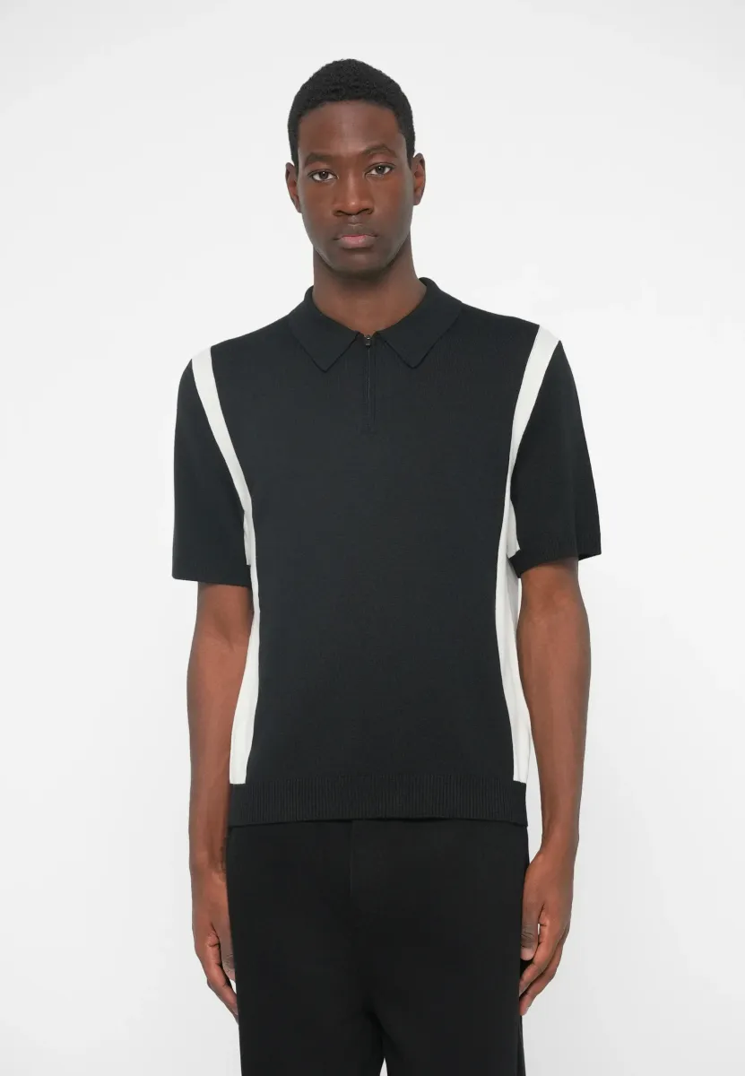REMY ZIP  - Poloshirt - black