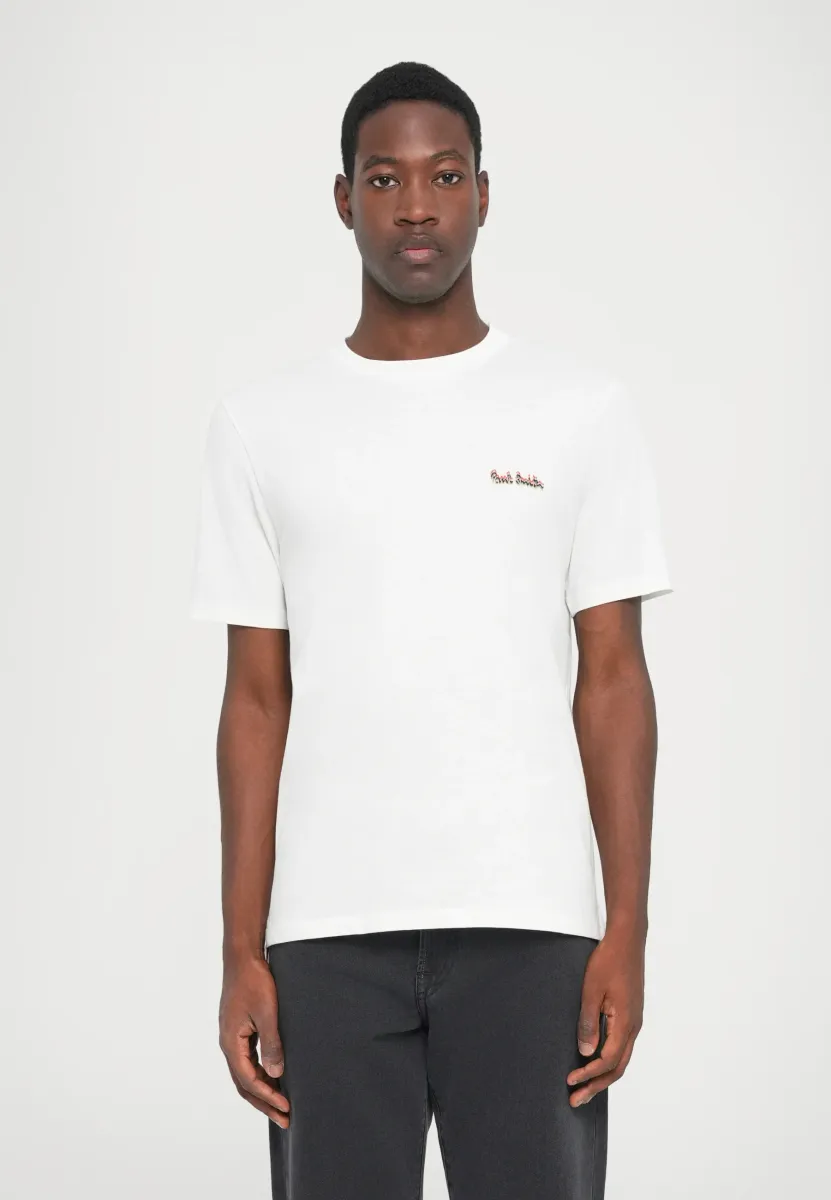 REPEAT LOGO  - T-Shirt basic - white