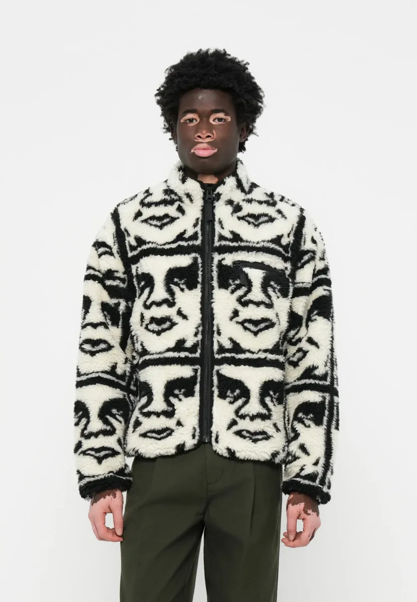 REPEATED ICON JACKET - Bomberjacke - black