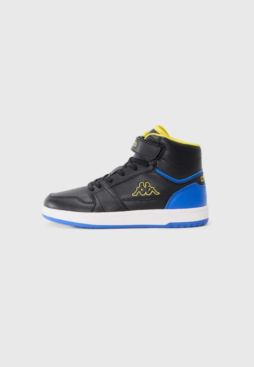 RERNAL UNISEX - Sneaker high - black/yellow