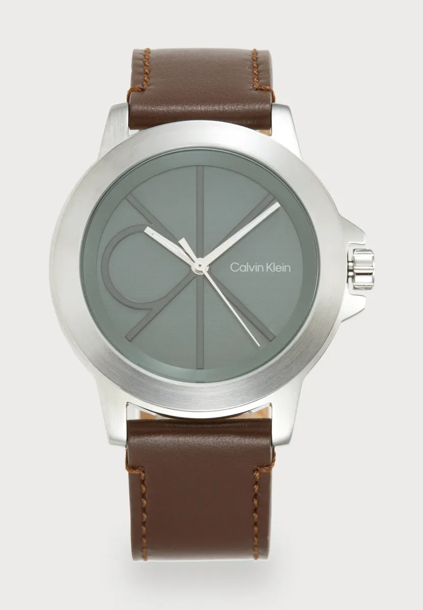 RESET - Uhr - silver-coloured/brown/green