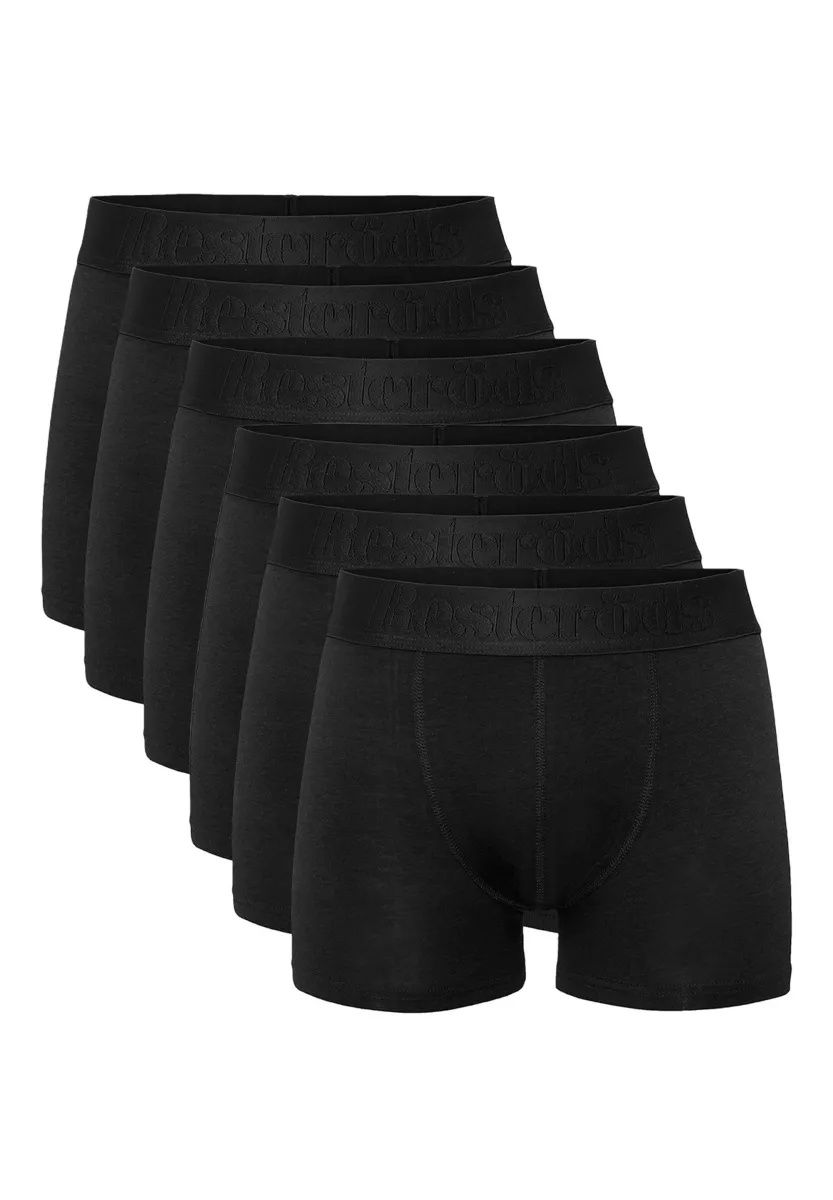 RETRO 6ER PACK - Boxer Briefs - schwarz