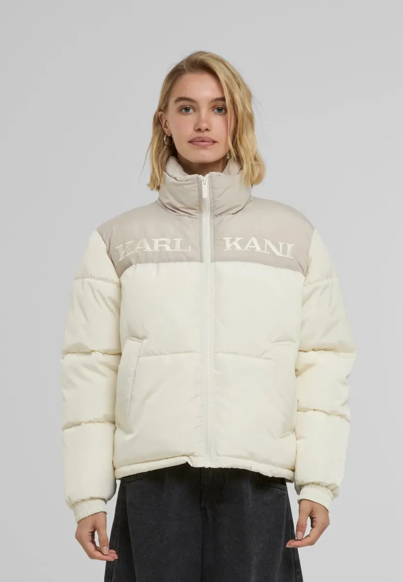 RETRO ESSENTIAL PUFFER - Winterjacke - offwhite
