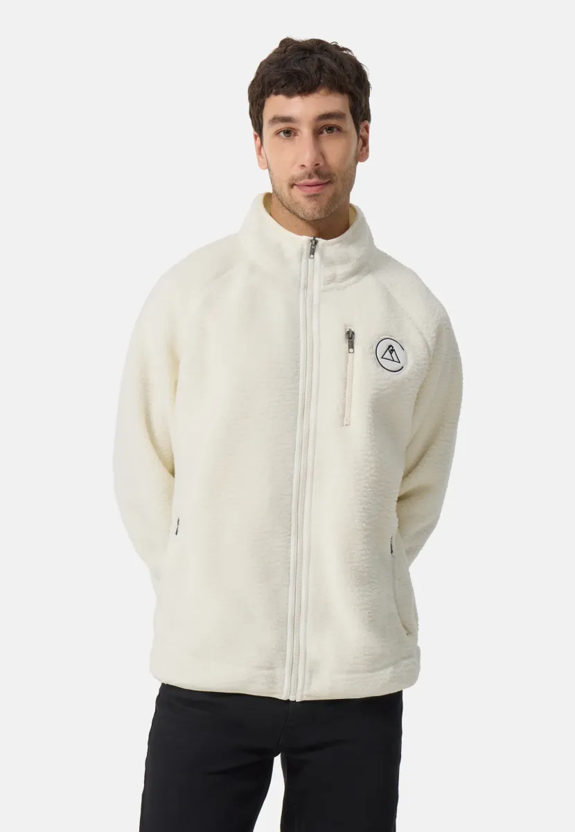 RETRO - Fleecejacke - off white