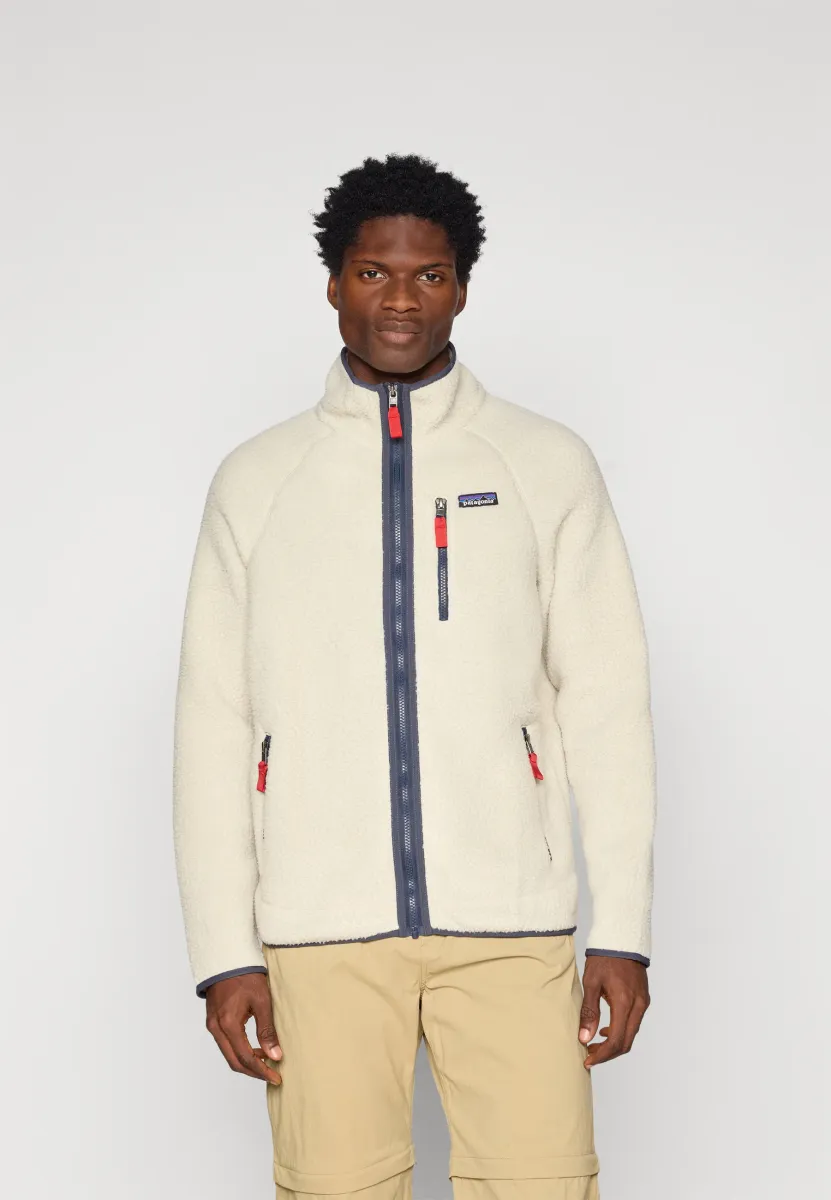 RETRO - Fleecejacke - pelican/smolder blue