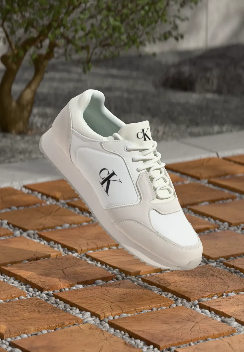 RETRO RUNNER LACE UP - Sneaker low - bright white/black