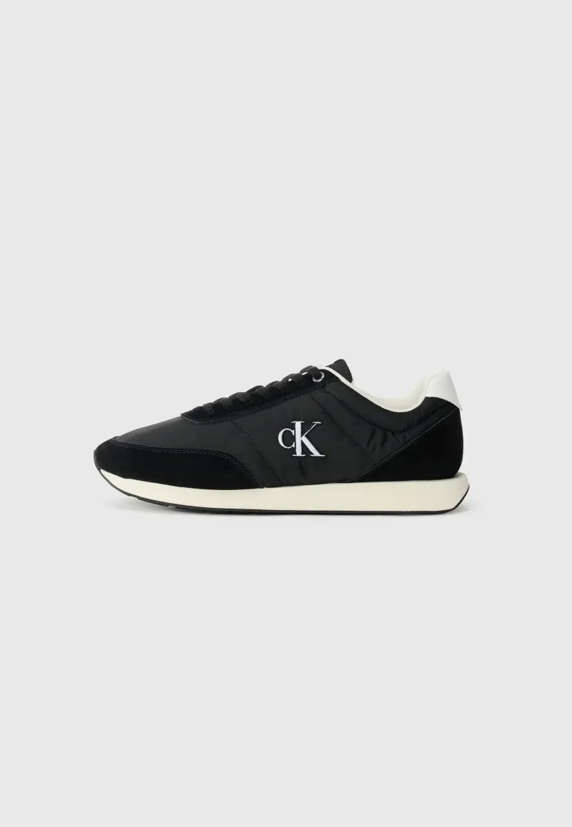 RETRO RUNNER - Sneaker low - black/bright white