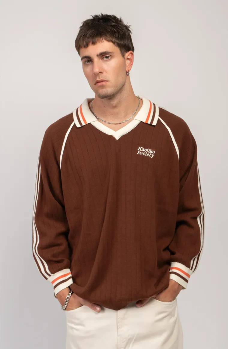 RETRO SPORT SOCIETY - Strickpullover - brown