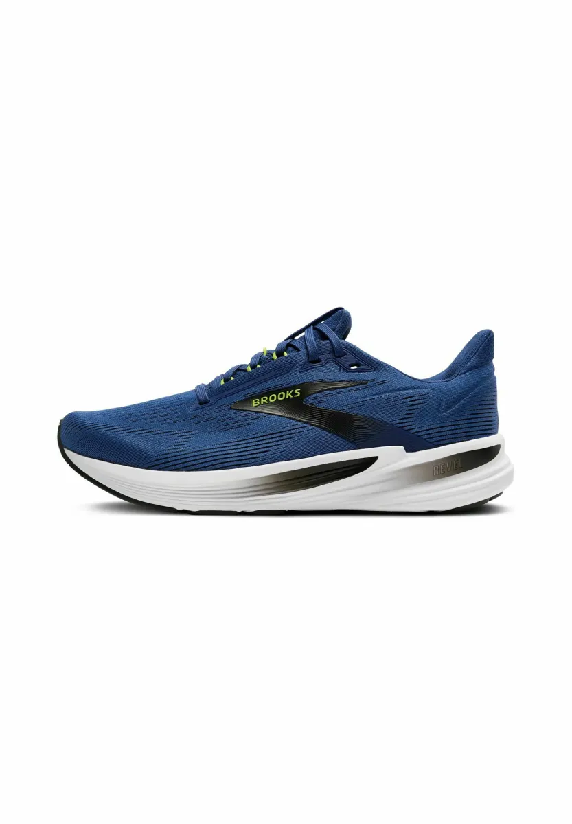 REVEL 8 - Laufschuh Straße - navy peony black acid lime