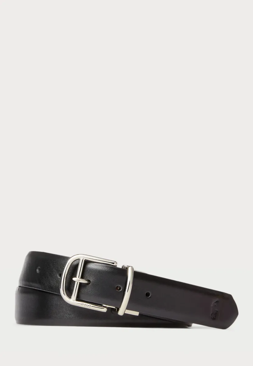REVERSIBLE DRESS BELT - Gürtel business - black/cogniac