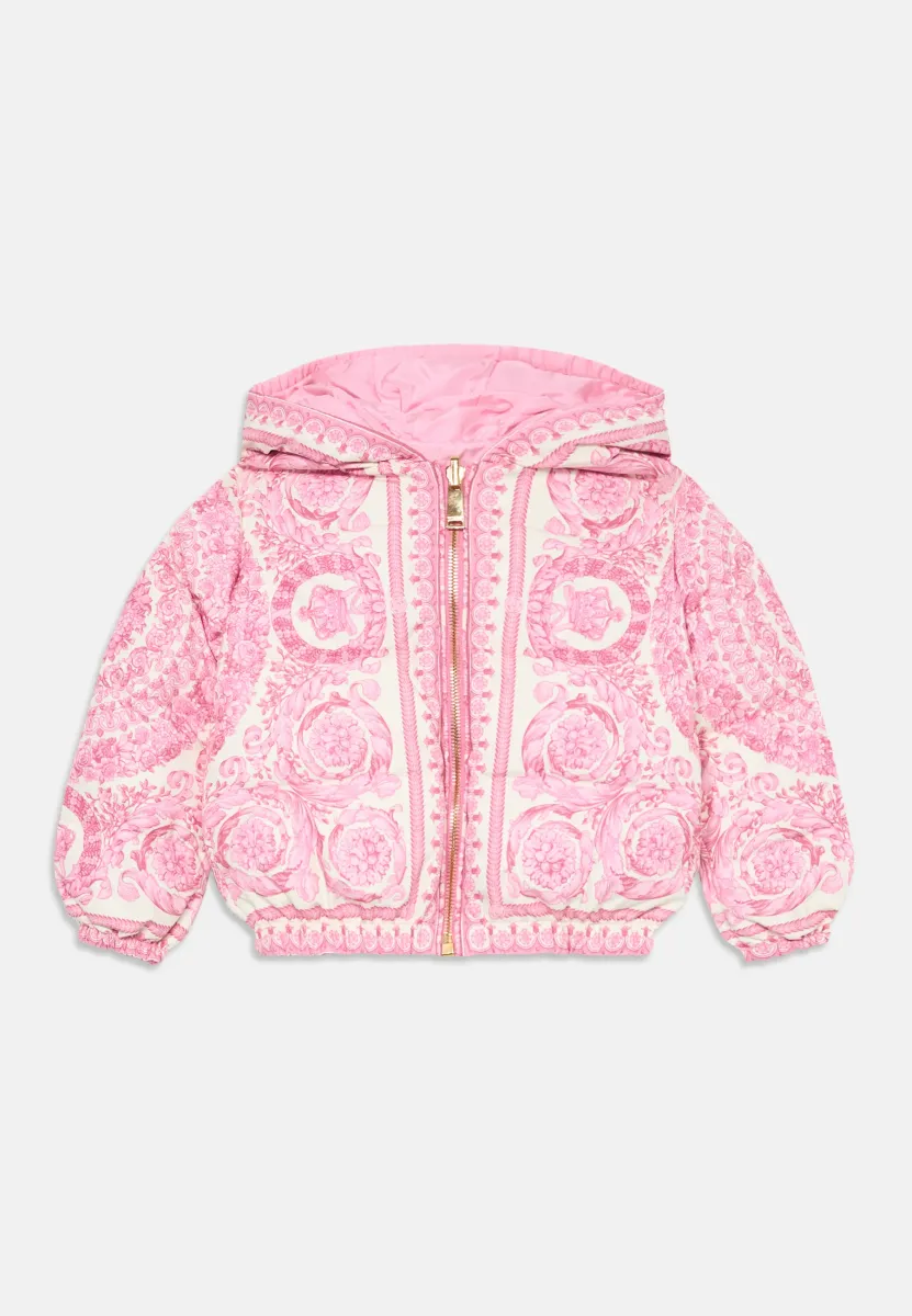 REVERSIBLE JACKET BAROCCO KIDS UNISEX - Daunenjacke - eggshell/pastel pink