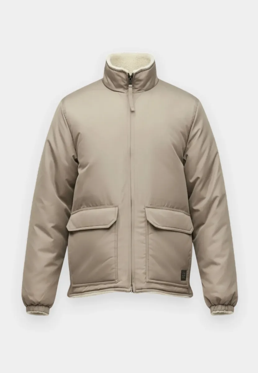 REVERSIBLE JACKET UNISEX - Winterjacke - mocha/beige