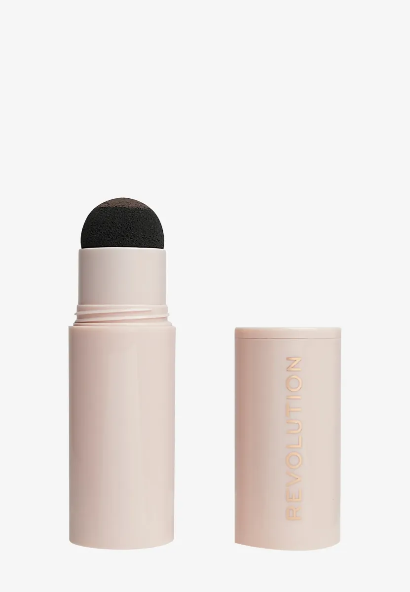 REVOLUTION BROW POWDER STAMP & STENCIL KIT - Make-up Set - dark brown