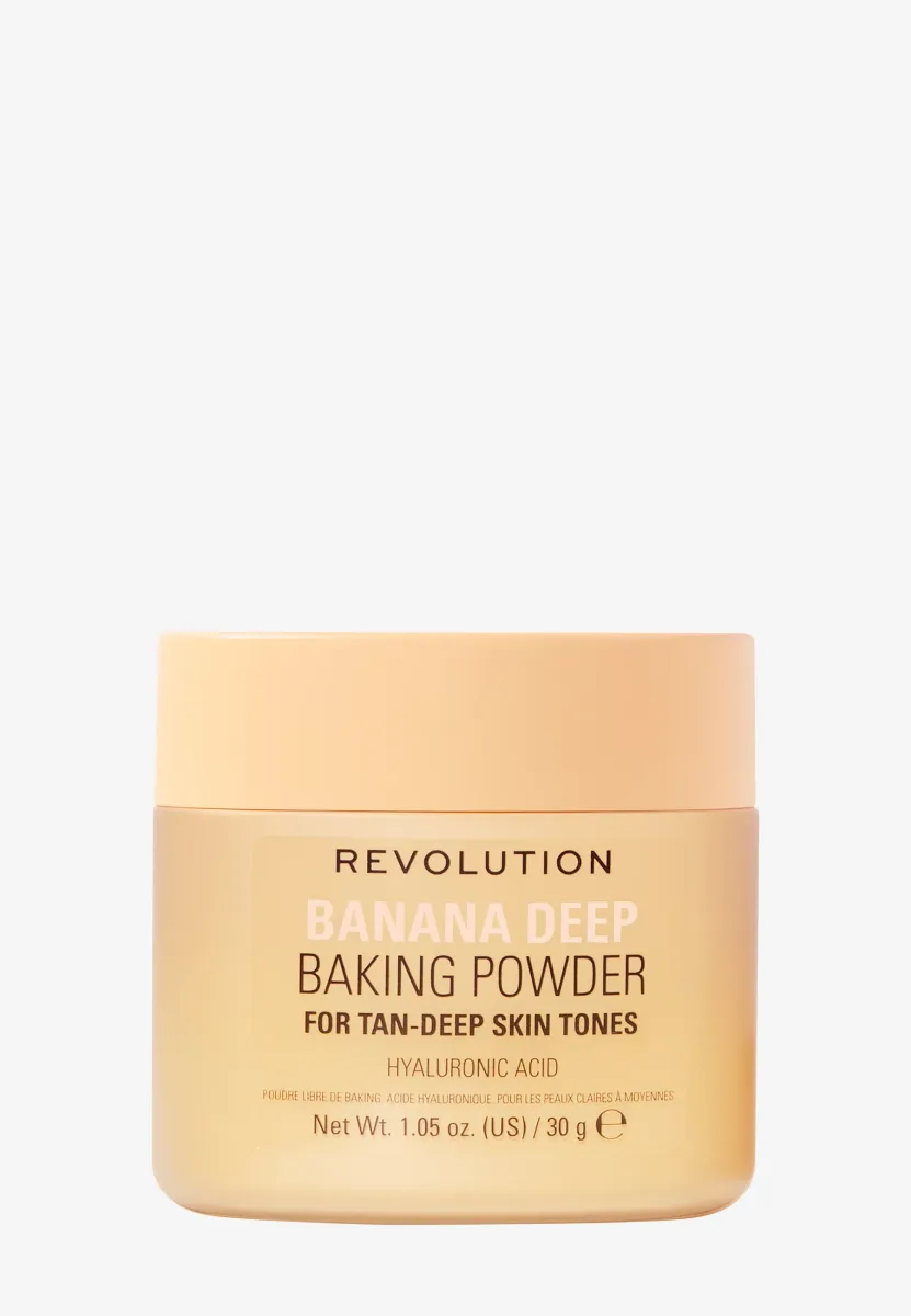 REVOLUTION LOOSE BAKING POWDER - Fixierspray und Fixierpuder - revolution loose baking powder banana deep