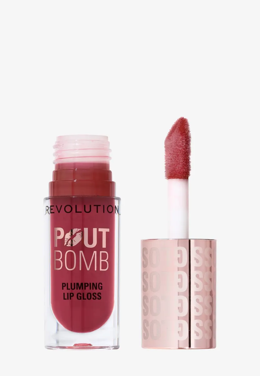 REVOLUTION POUT BOMB PLUMPING GLOSS - Lipgloss - rosewood rose pink