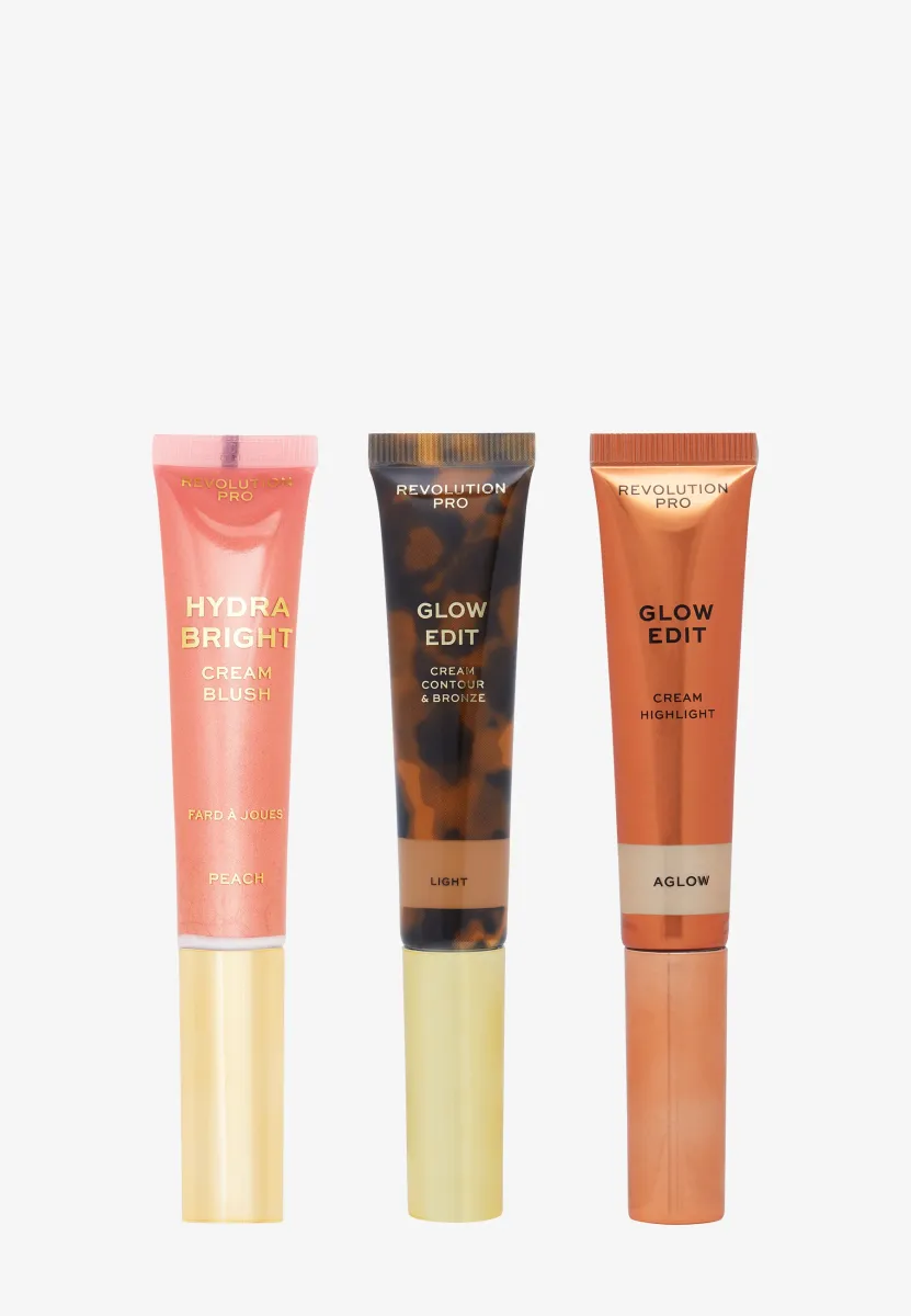 REVOLUTION PRO CREAM FACE WAND TRIO - Highlighter - light