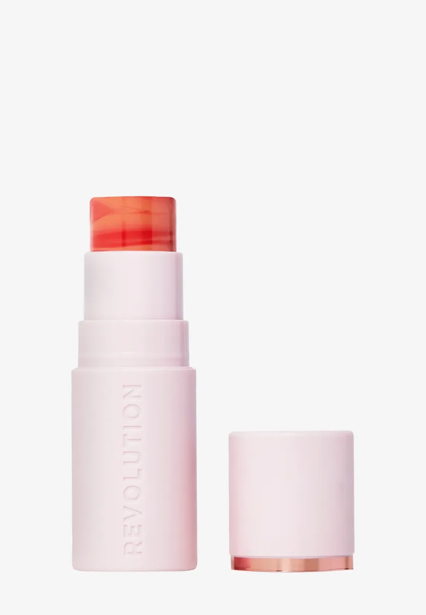 REVOLUTION SKIN SILK MARBLE BLUSH STICK - Rouge - sunkissed apricot