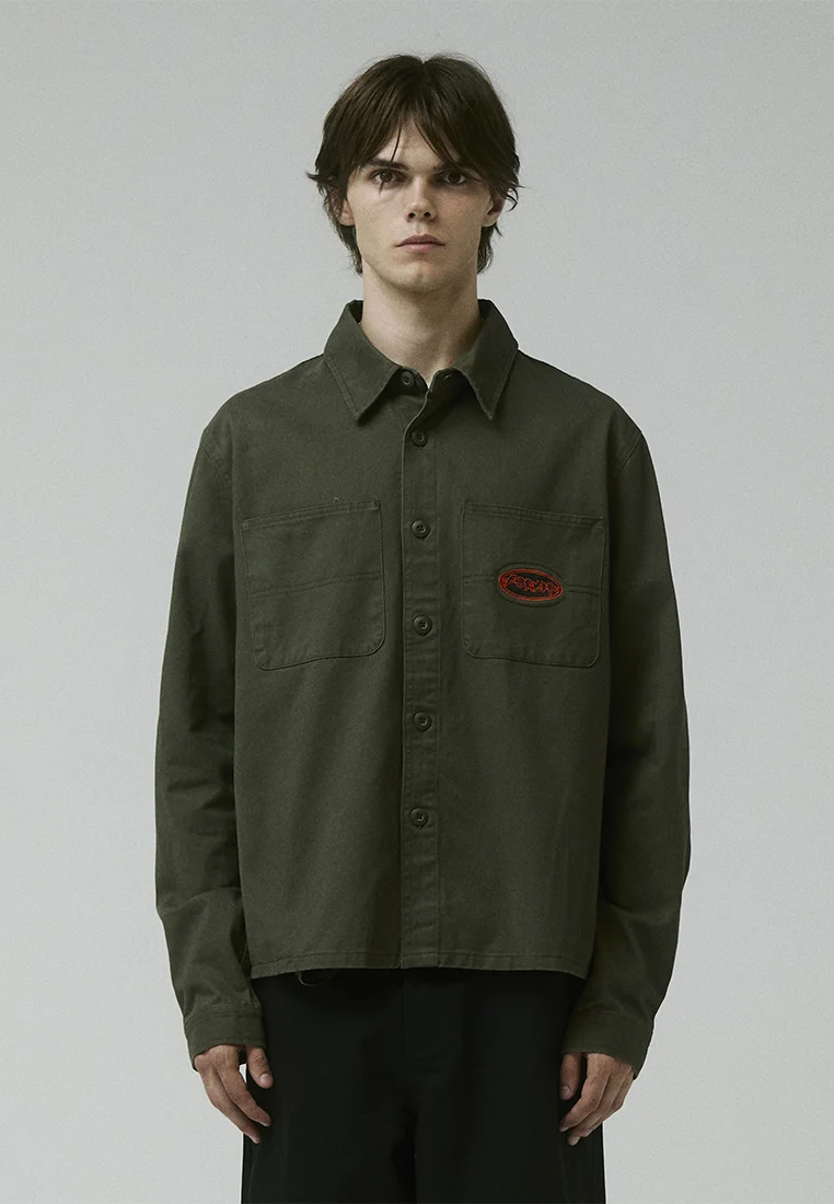 REYNOLDS FLATLINE OVERSHIRT - Hemd - khaki