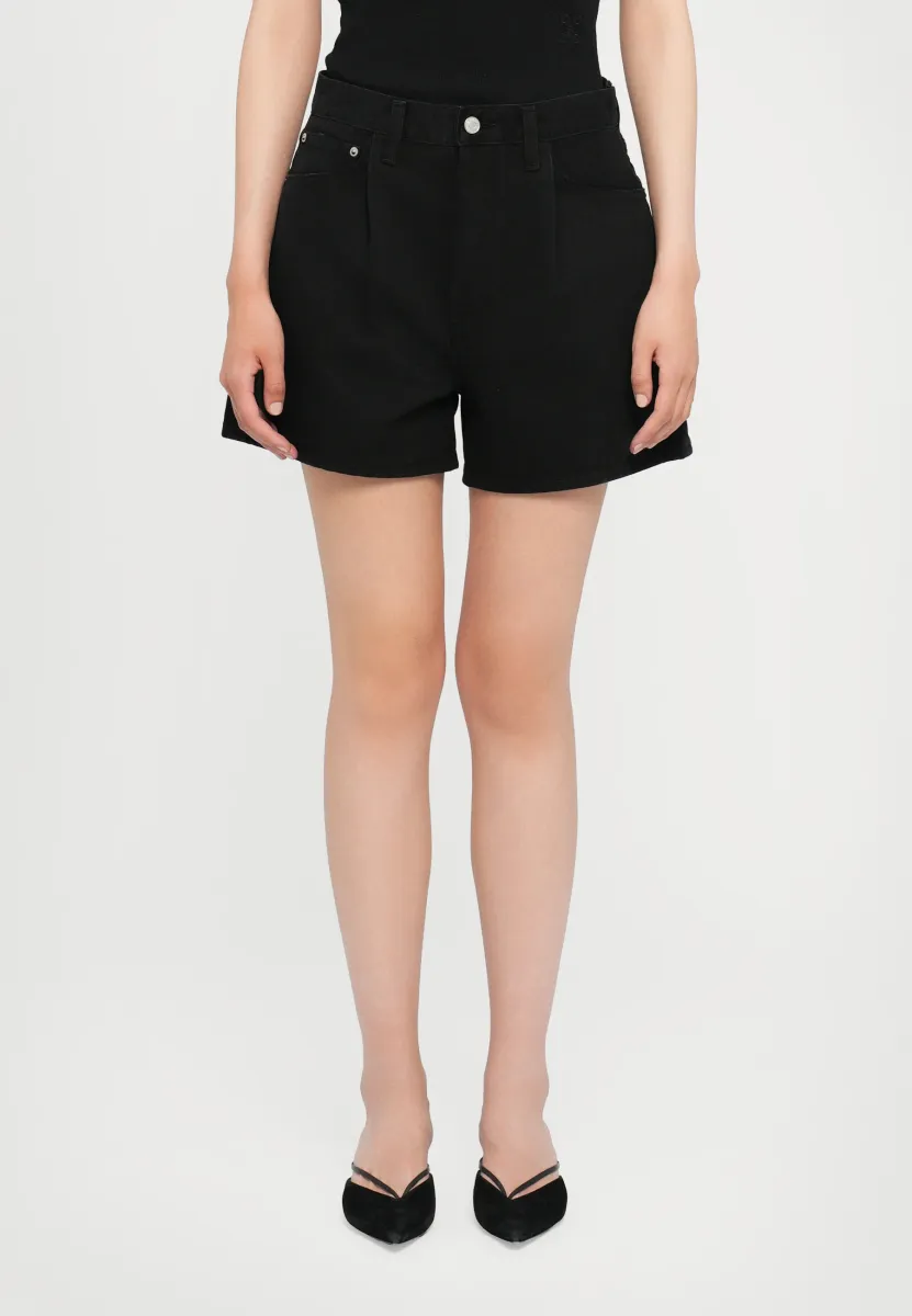 RHODA SHORT - Jeans Shorts - black