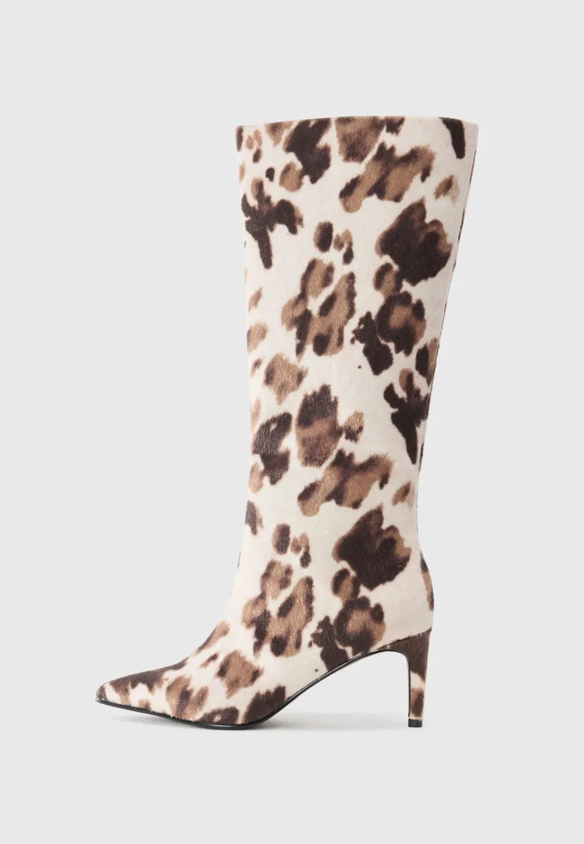 RHODDE - High Heel Stiefel - bone