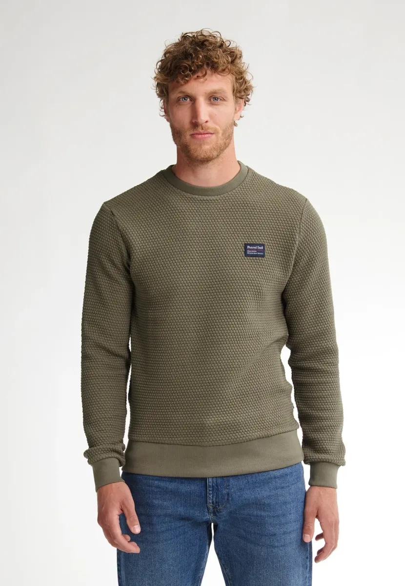 RIBBED GUNNISON - Strickpullover - mossy stone