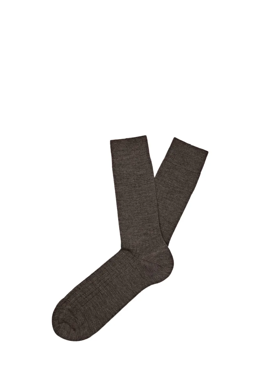 RIBBED  - Socken - beige