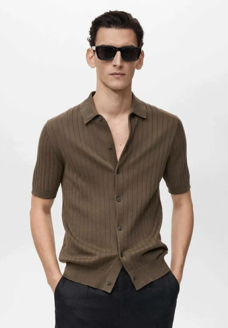 RIBBI - Hemd - brown