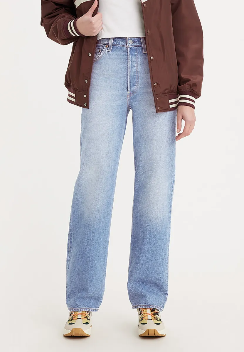 RIBCAGE FULL LENGTH - Jeans Straight Leg - samba tango light