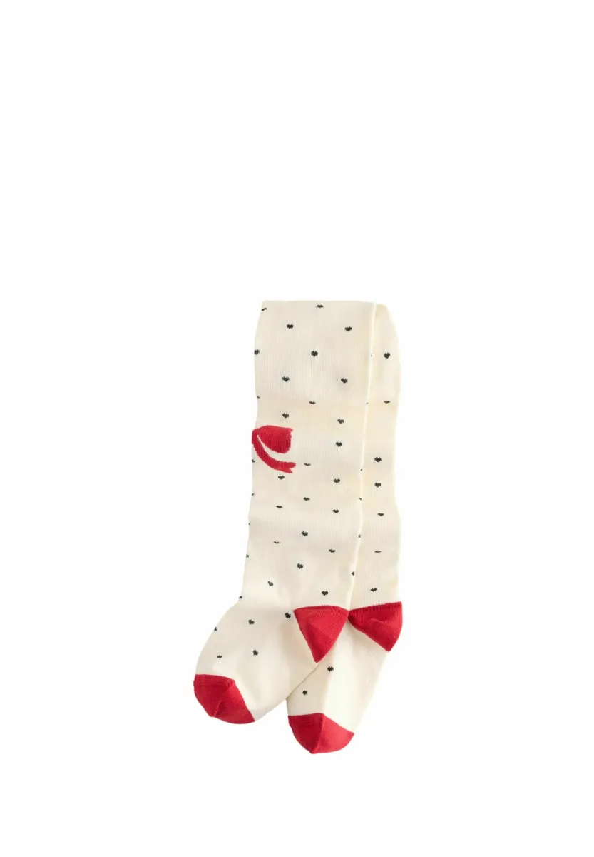 RICH BOW - Strumpfhose - cream red