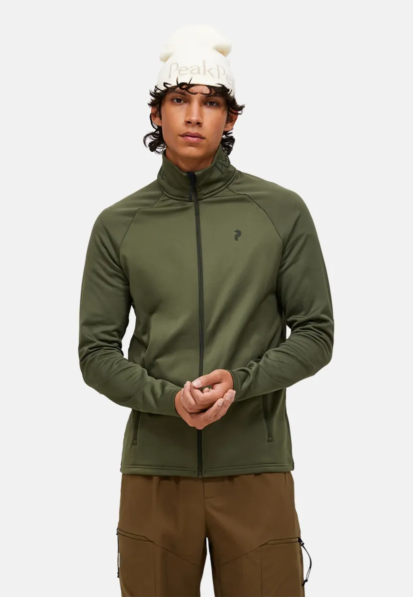 RIDER ESSENTIALS - Fleecejacke - olive