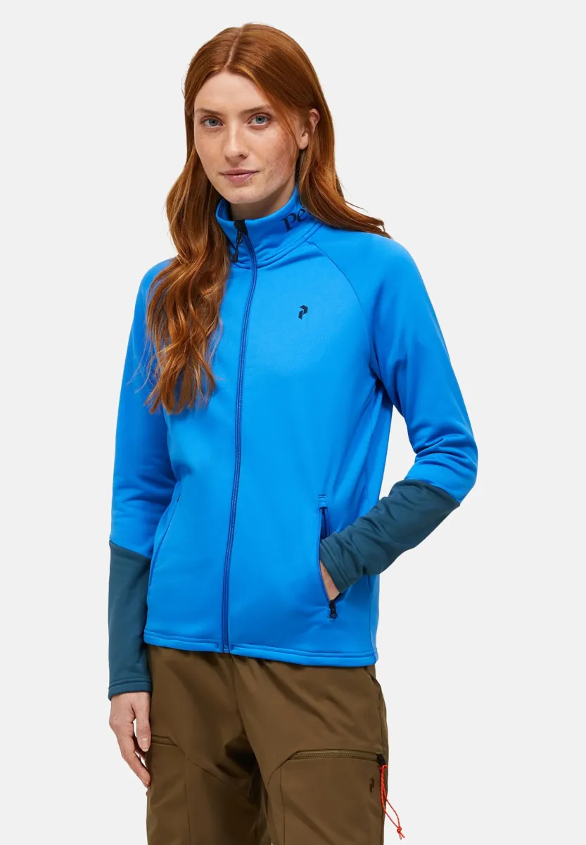 RIDER ESSENTIALS ZIP - Fleecejacke - azurblau