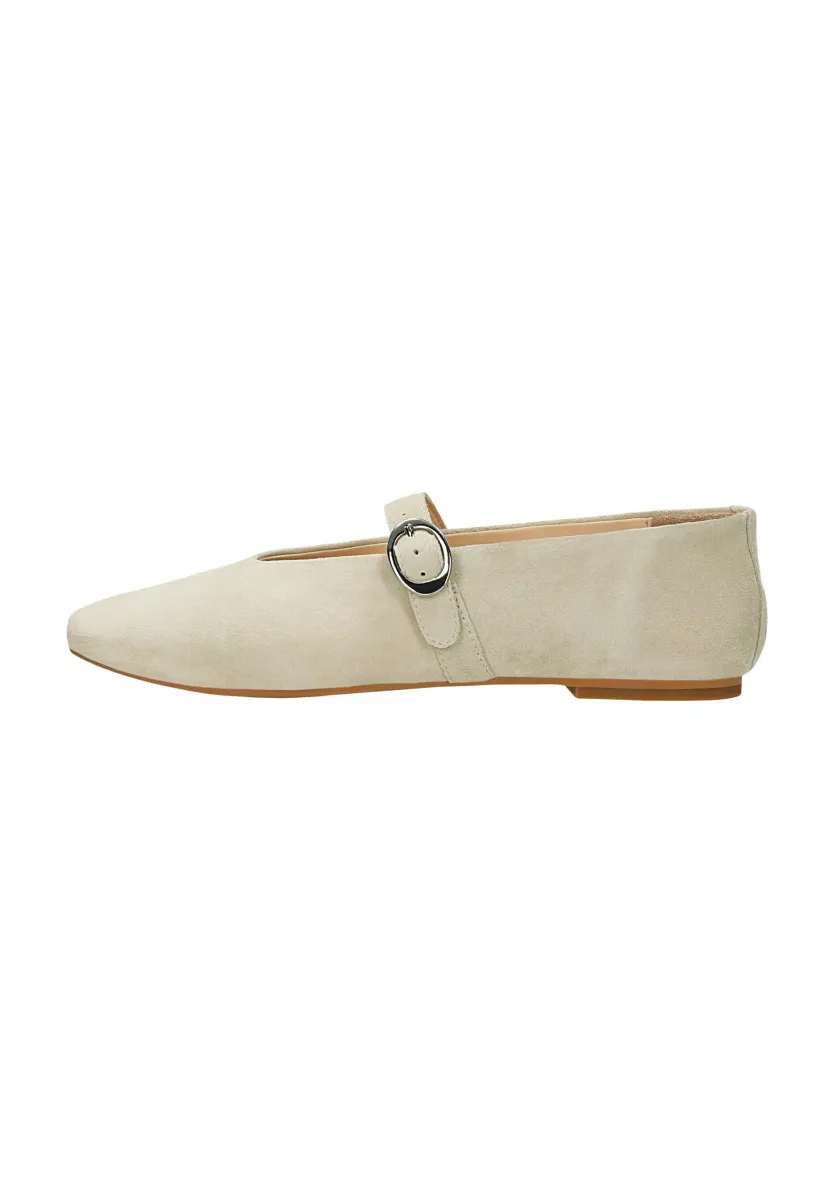 Riemchenballerina - beige