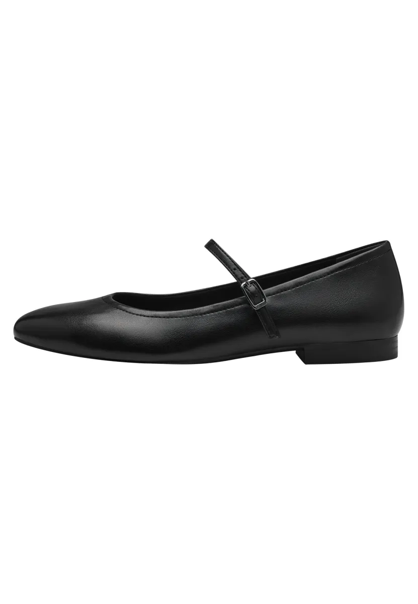 Riemchenballerina - black matt