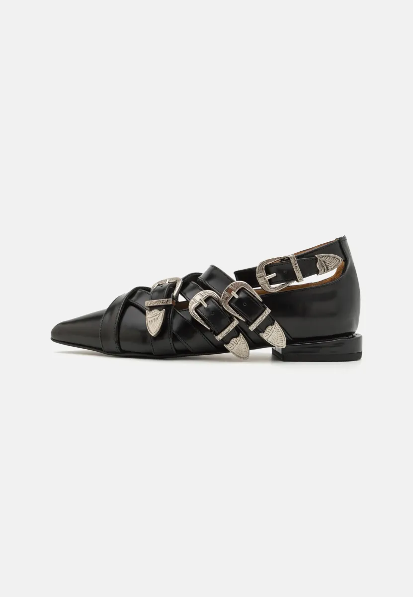Riemchenballerina - black