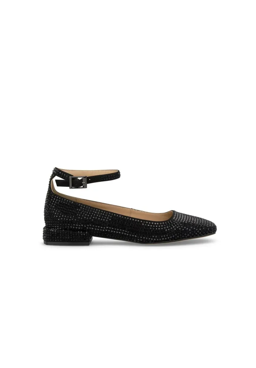 Riemchenballerina - black