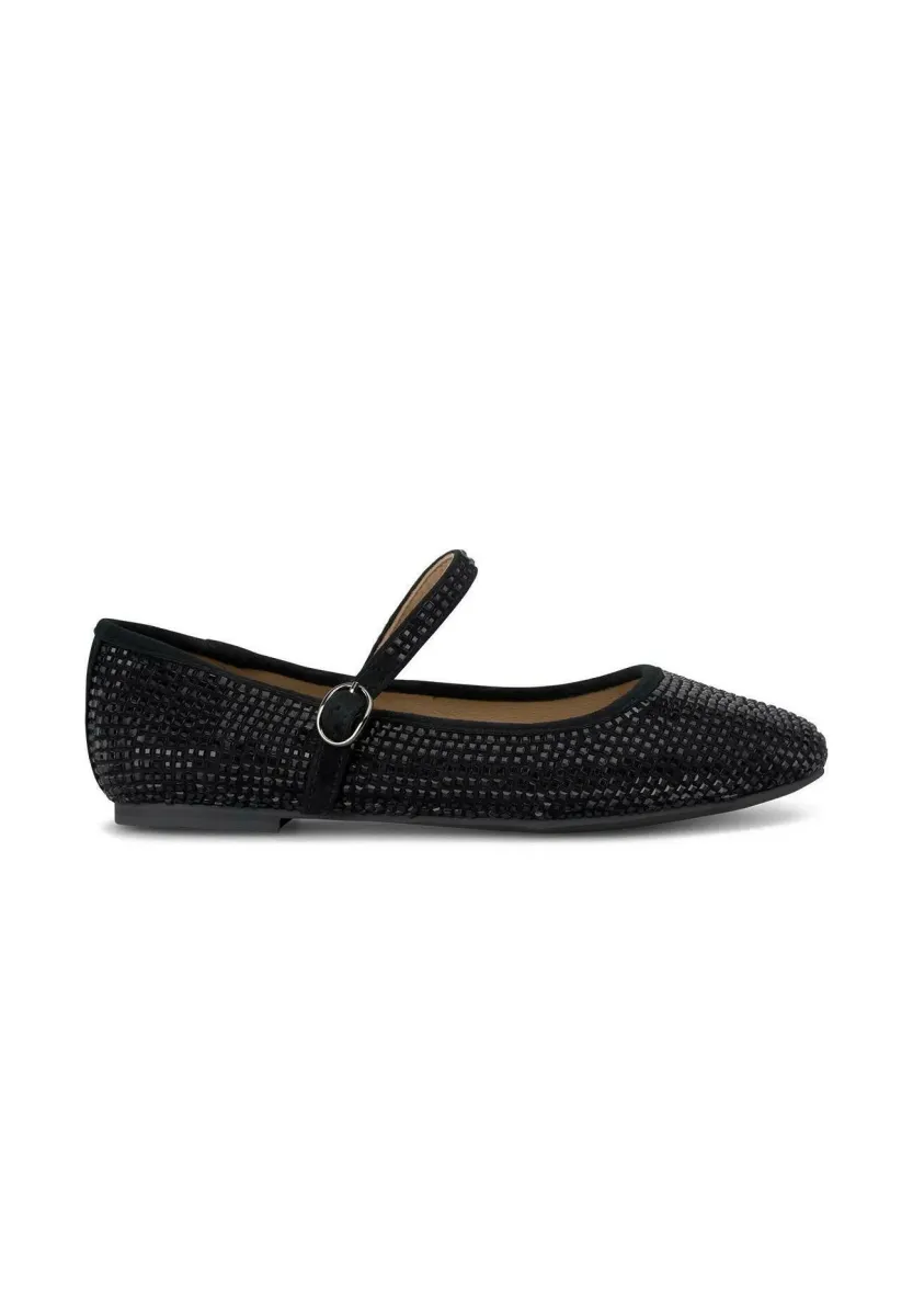 Riemchenballerina - black