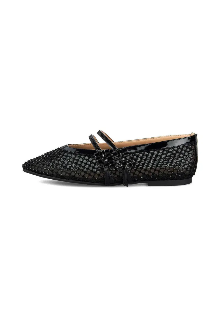 Riemchenballerina - black
