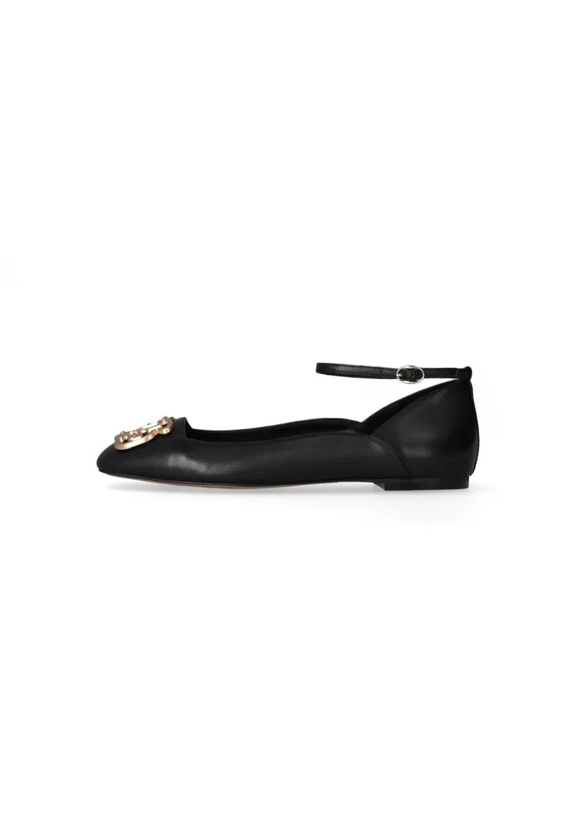 Riemchenballerina - black