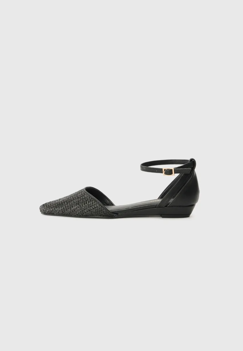Riemchenballerina - black