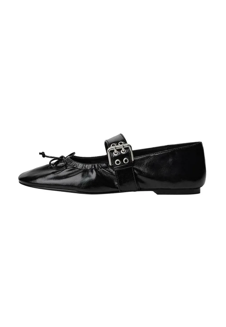 Riemchenballerina - black