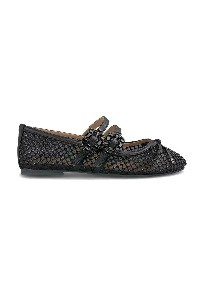 Riemchenballerina - black