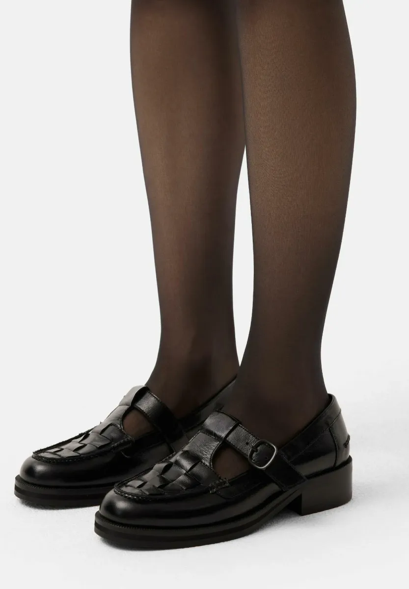 Riemchenballerina - black