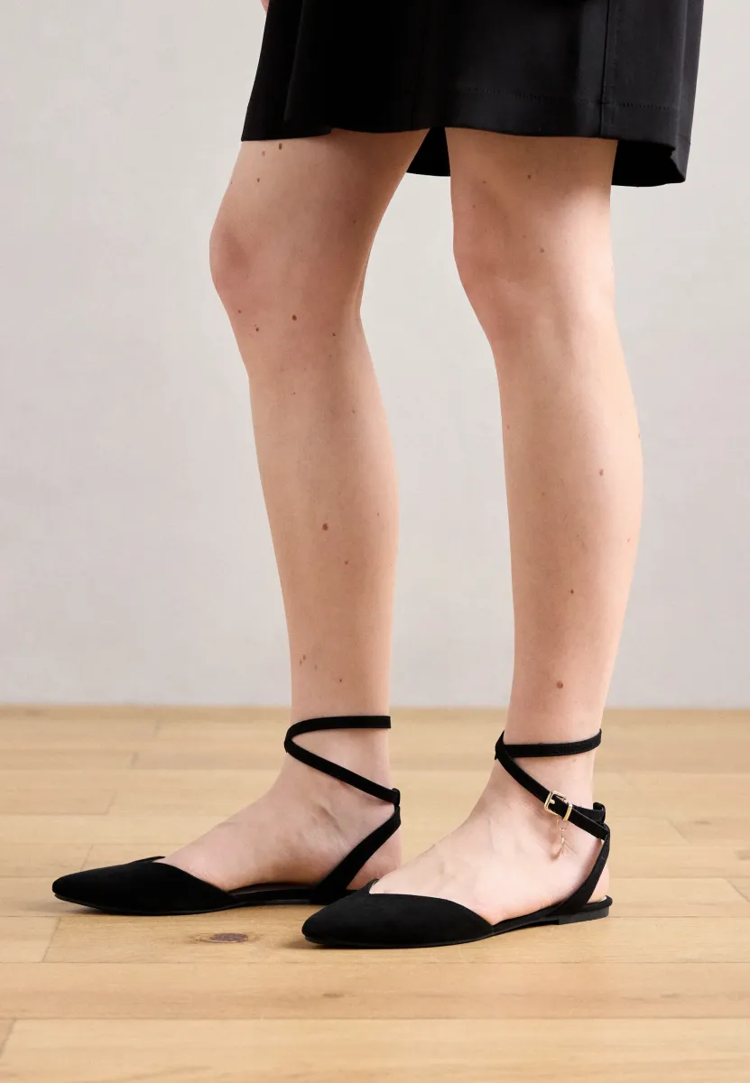 Riemchenballerina - black