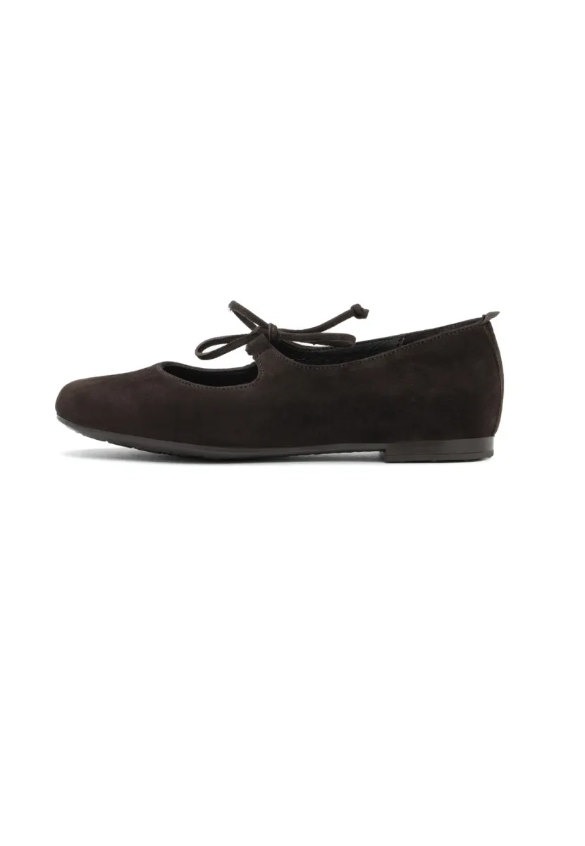 Riemchenballerina - brown