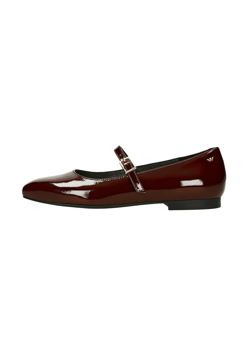 Riemchenballerina - burgundy
