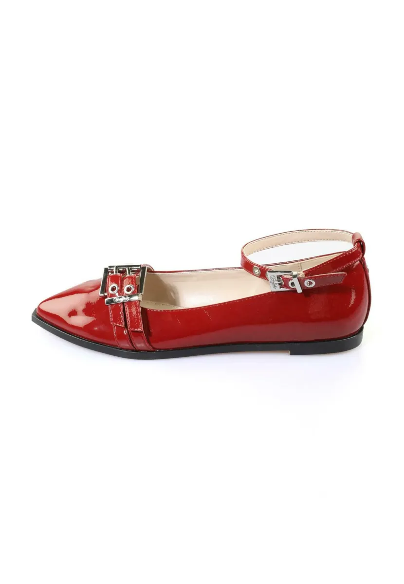 Riemchenballerina - red